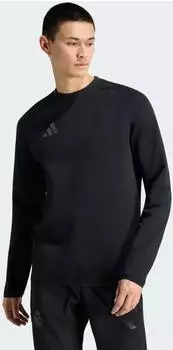 Adidas Real Madrid Tiro Travel Sweatshirt Black (KC7807)