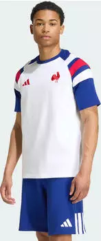 Adidas France Rugby Travel Men Shirt (KF8886) white