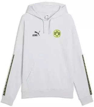 Puma Borussia Dortmund KING Hoodie (784632-03) silver mist/yellow alert