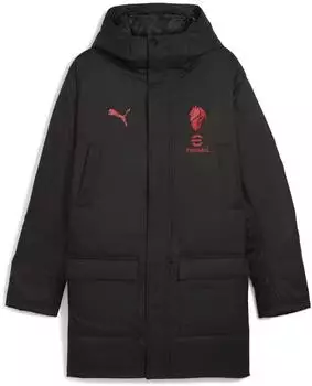 Puma AC Milan Training Parka Winterjacke schwarz