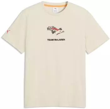 Puma McLAREN RACING Graphic T-Shirt Herren Kleidung Wei&szlig; (637873_06)