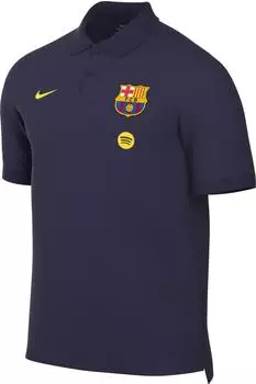 Nike FC Barcelona The Nike Polo Dri-Fit Fußball-Poloshirt (HJ6272) imperial purple/midwest gold