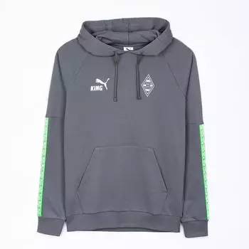 Puma Borussia Mönchengladbach FtblKING Hoodie Herren Kleidung Grau (783914_01)