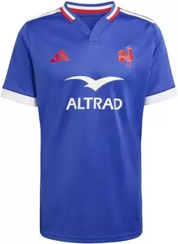 Adidas France Rugby Home Replica Jersey Shirt (KF1712) semi lucid blue