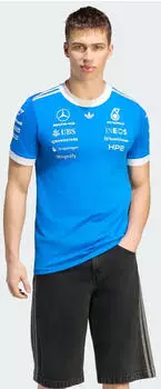 Adidas Mercedes-AMG Petronas Formula 1 Team Driver Jersey (KW1660) blue bird/wei&szlig;