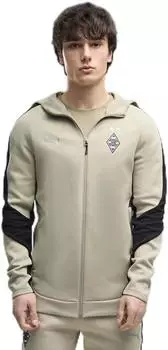 Puma Borussia Mönchengladbach Evostripe Hooded Jacket 2026/27 (786079-11) pebble gray/puma black
