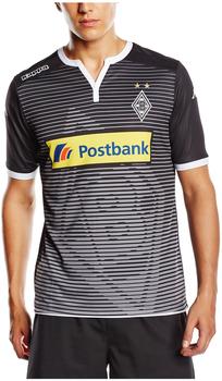 Kappa Borussia Mönchengladbach Kinder Champions League Trikot schwarz/grau Gr. 152
