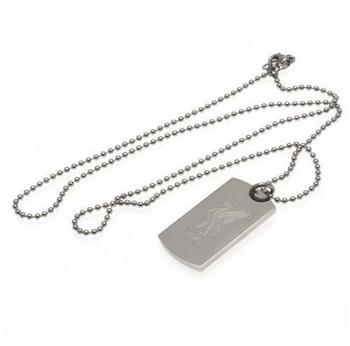 TFS Liverpool F.C. Engraved Crest Dog Tag & Chain LB