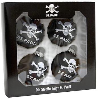 FC St. Pauli Christbaumkugeln Totenkopf