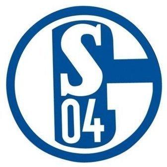 FC Schalke 04 Aufkleber blau und weiß