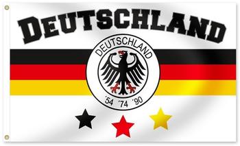 Alsino Deutschland Fanartikel Fan-Artikel Fußball EM WM Hut Brille Perücke Fahne, Fanartikel wählen:FL-25 Fahne 150 x 90 cm