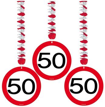 Folat Rotorspirale Verkehrsschild 50. Geburtstag