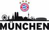 Home affaire Wandtattoo »FC Bayern Skyline«, 60/27 cm