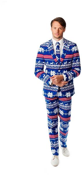 Opposuits The Rudolph Anzug blau/rot/weiß 60