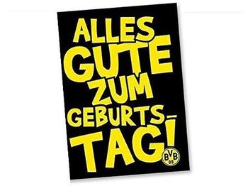 BVB Borussia Dortmund BVB-Geburtstags-Grußkarte