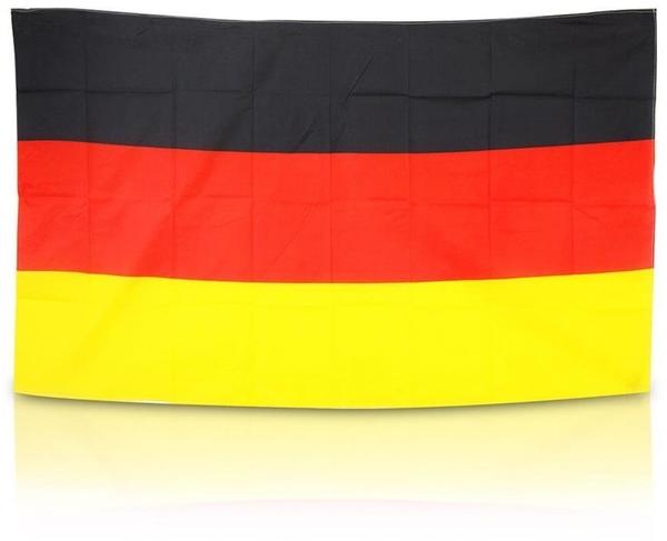 Neutral Deutschlandflagge mit MetallÃ¶sen