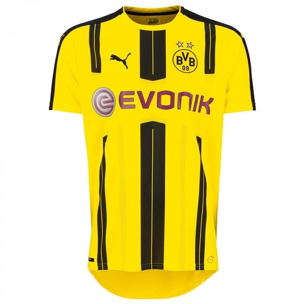 Puma Borussia Dortmund Herren Heim Trikot 2016/2017 cyber yellow/black XXL
