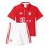 adidas FC Bayern München Heim Minikit 2016/2017 fcb true red/white Gr. 92