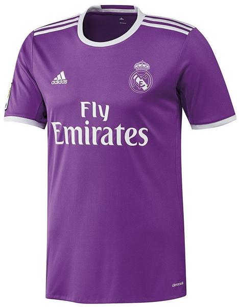 Adidas Real Madrid Kinder Auswärts Trikot 2016/2017 ray purple/crystal white Gr. 152