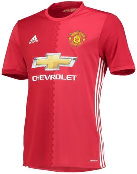 adidas Manchester United Herren Heim Trikot 2016/2017 real red/power red/white XXL