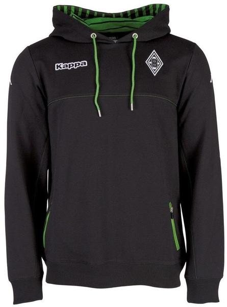 Kappa Borussia Mönchengladbach Herren Hoodie Sweatshirt 2016/2017 schwarz S