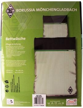 Borussia Mönchengladbach Bettwäsche mit Knöpfen Daman 135x200 Fußball Bundesliga