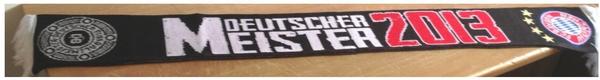 FC Bayern Meister Schal 2013