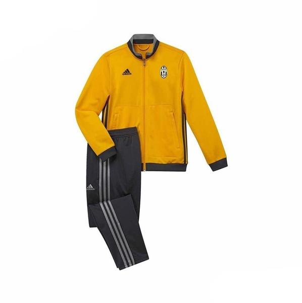 adidas Juve Pes Suit Y - cogold/dkgrey/chsogr, Größe:176