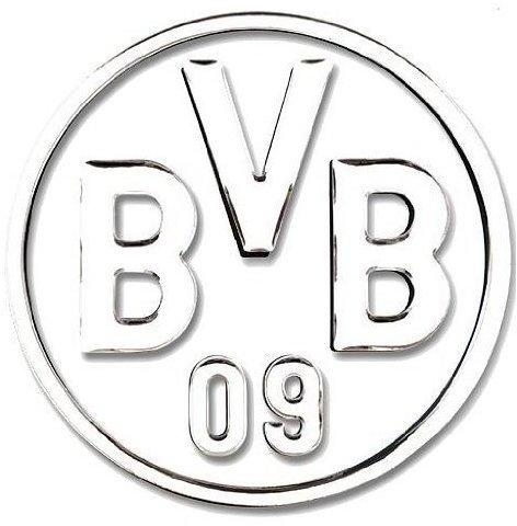BVB Borussia Dortmund BVB Auto-Aufkleber silberfarben