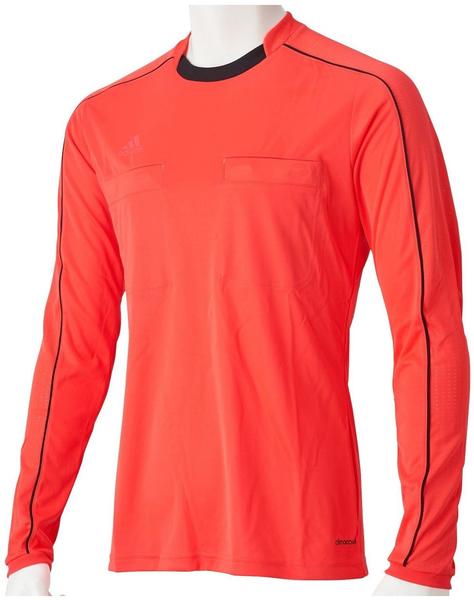 Adidas Referee 16 Trikot rot langarm Größe L