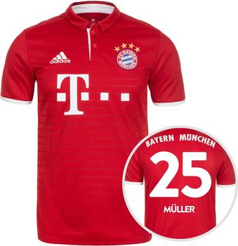 Adidas FC Bayern München Home Trikot 2016/2017 + Müller Nr. 25