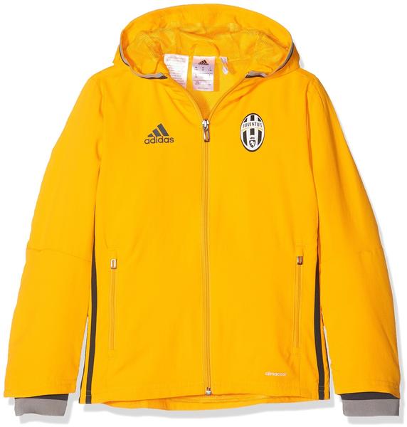Adidas Juventus Turin Präsentationsjacke Kinder gelb