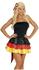 Widmann Miss Deutschland Fan Kostüm schwarz S