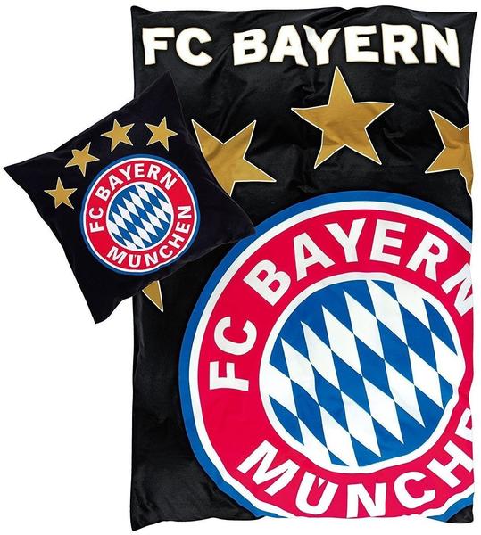 FC Bayern München, BETTWÄSCHE Glow in the Dark leuchtet bei Dunkelheit