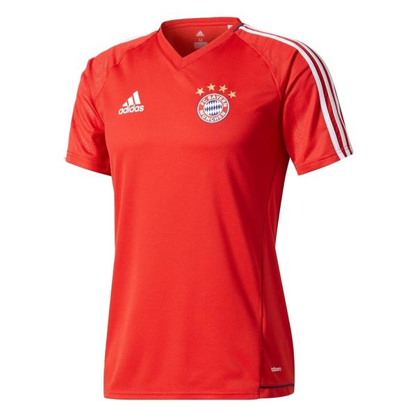 adidas FC Bayern München Herren Training Shirt 2017/2018 true red/white XL