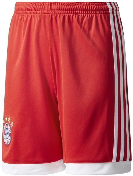 adidas FC Bayern München Kinder Heim Shorts 2017/2018 fcb true red/white Gr. 164
