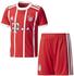 adidas FC Bayern München Kinder Heim Mini Kit 2017/2018 fcb true red/white Gr. 92