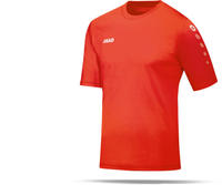 Jako 4233-18-L, JAKO Sport-Tshirt Trikot Team Kurzarm (100% Polyester) orange Herren,