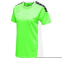 Hummel 204921-6750, hummel Authentic Polyester kurzarm Trikot Damen green gecko S