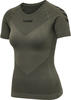 hummel First Seamless Shirt Damen - dunkelgrün XL/2XL grün female