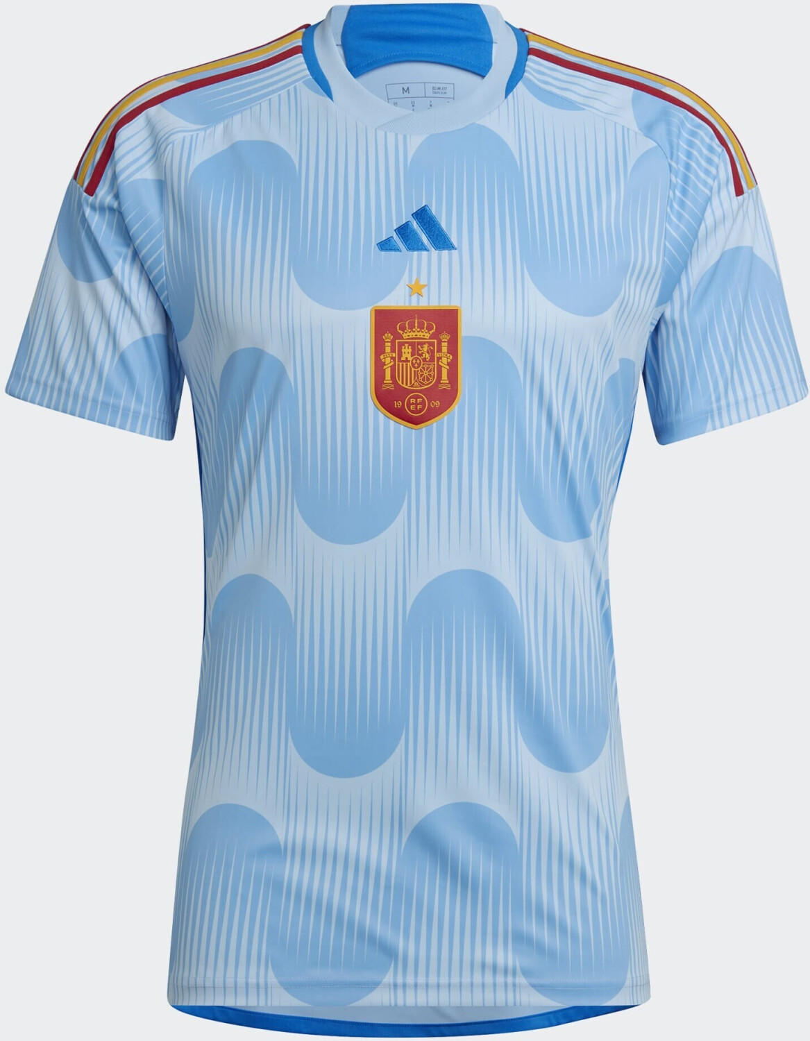 Adidas Spain 20222023 World Cup Jersey Away glow blue/glow blue