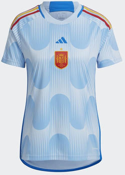 Adidas Spain 2022-2023 World Cup Jersey Women Away glow blue/glow blue
