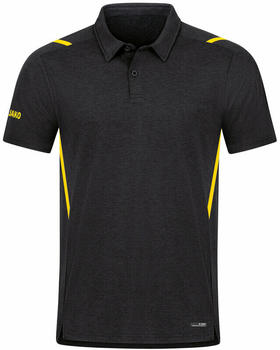 JAKO Challenge Poloshirt (6321) black flecked/citro