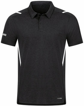 JAKO Challenge Poloshirt (6321) black flecked/white