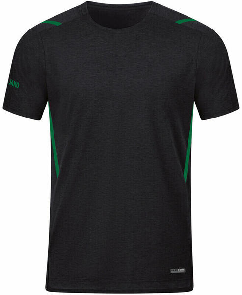 JAKO Challenge Training Shirt (6121) black flecked/sport green