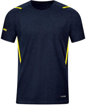 JAKO Challenge Training Shirt (6121) marine flecked/neon yellow