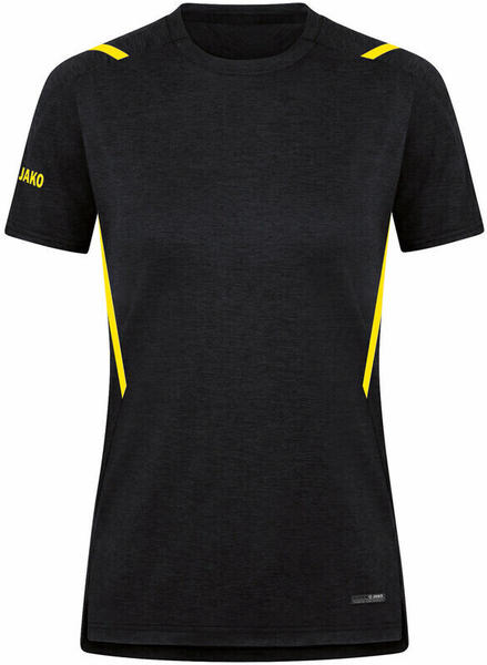 JAKO Challenge Training Shirt Women (6121) black flecked/citro