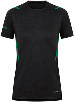 JAKO Challenge Training Shirt Women (6121) black flecked/sport green