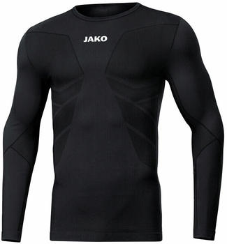 JAKO Comfort recycled long sleeves Technical Shirt Men (6456) black