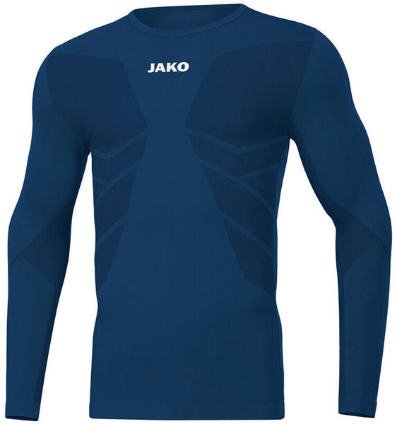 JAKO Comfort recycled long sleeves Technical Shirt Men (6456) navy